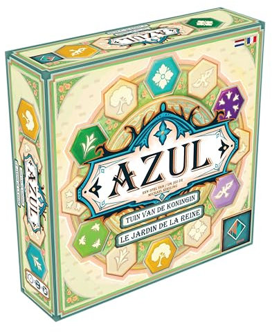 Azul Garten der Königin NL/FR - Brettspiel - EIN schönes und farbenfrohes Spiel - 10+ - 2-4 Spieler - FR/DE