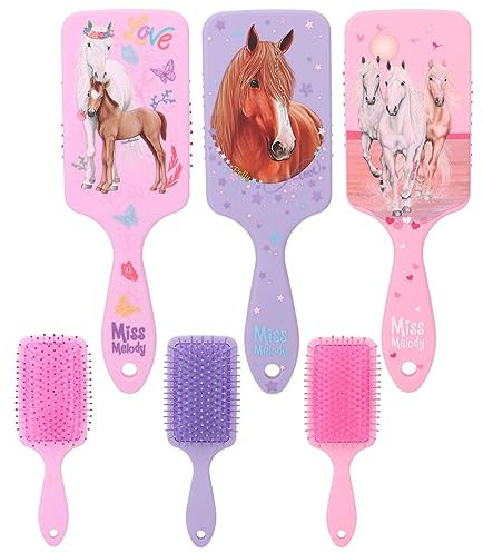 Depesche Haarbürste Kinderbürste Miss Melody Haarbürste Rubber Finish