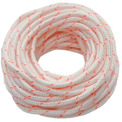 Mtanlo Cuerda de arranque de retroceso de 4,5 mm, cuerda de arranque de 10 metros, cortador de cepillo, cortadora de césped para motosierra Stihl, cable de tracción para motosierra Husqvarna, cuerda