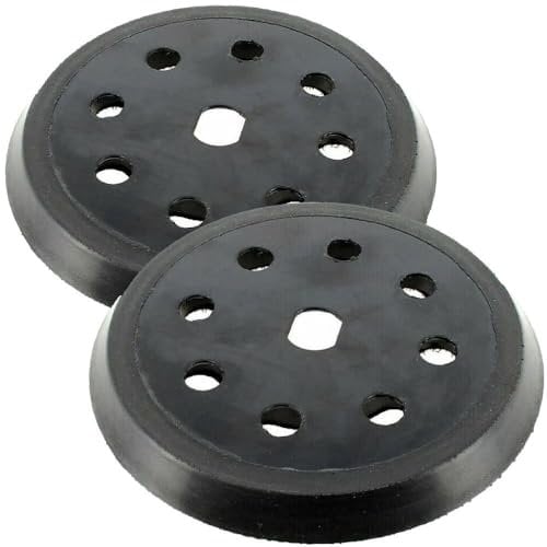 Lot de 2 plateaux de ponçage pour ponceuse excentrique Black & Decker 125 mm BD190, KA190, KA190E, SPEC375, remplace Org. 797157-01