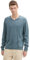 TOM TAILOR Herren Strickpullover mit V-Ausschnitt, 36148 - Stormy Teal Melange, XXL