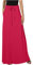 NSICBMNO Jupes longues pour femme - Jupe bohème avec poches - Taille élastique - Jupe longue plissée - Jupe trapèze décontractée - Jupe évasée pour les vacances, le travail, les sorties, 02#Rouge