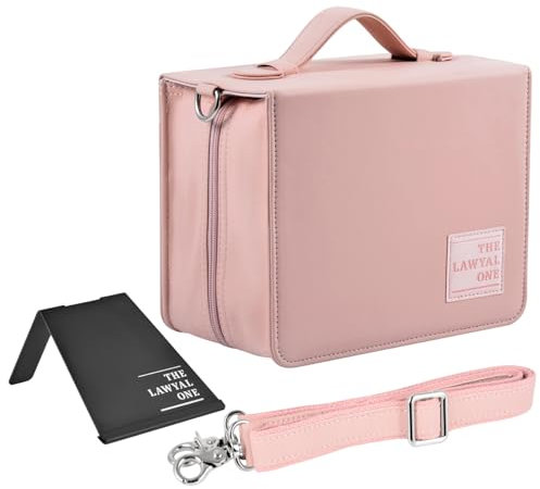 The Lawyal One Habersack Tasche 2024 Rosa Inkl. Seitentasche, Lesezeichen, Buchstütze/Ständer, Kunst-Leder, Sartorius - Die Schutz-Hülle Für Deine Gesetze Neues Modell XL Buch