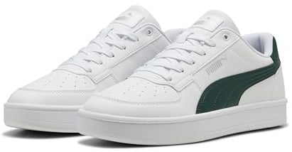 Puma Puma CAVEN 2.0, Unisex Sneaker, Puma White-Dark Myrtle-Puma Silver,