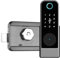 Swokely Smart Lock Keyless Entry Door Lock Anti-Theft Biometric Password Door Lock Tuya App Remote Operation Waterproof Voice Prompt WiFi Smart Lock for Outdoor Courtyard Electronic Lock