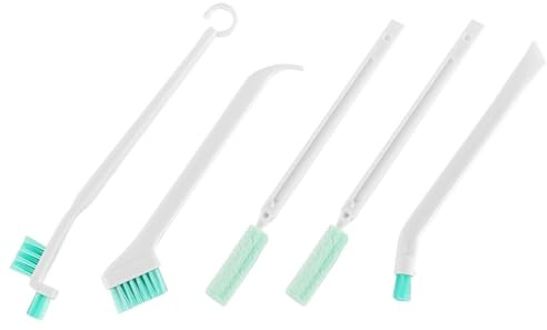 FONGKNOX Reinigungsbürste, 5-teiliges Reinigungsbürsten-Set, kleine Reinigungsbürste, geeignet für alle Reagenzgläser, Reinigung von Teekannenausgüssen, Strohhalmen, blau