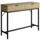 Vicco Schminktisch Lennox, Kosmetiktisch, Eiche, 100 x 75 cm mit 2 Schubladen