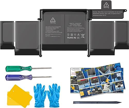 A1502 MacBook Pro Akku Ersatz A1493 A1582 Akku für MacBook Pro 13 Zoll Retina A1502 (Mitte 2014 Anfang 2015 Ende 2013)
