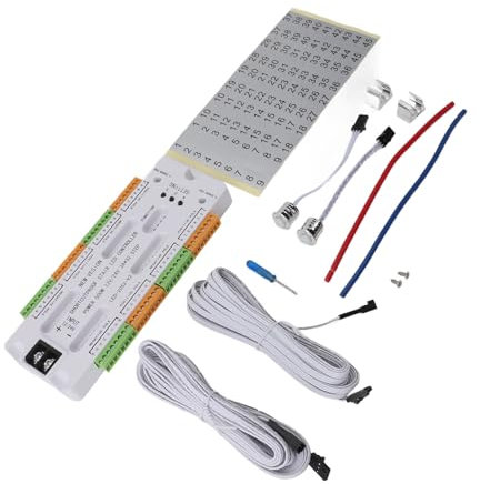 Bewinner Controlador Luz Escalera con Sensor Movimiento LED 32 Canales, Automático y Ajustable para Paso Iluminación