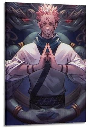 GFXEZZLH Jujitsu Sea Battle Spell Return Poster 20 x 30 cm