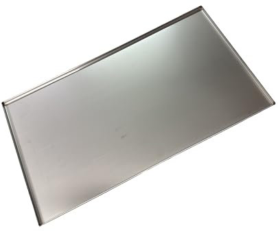 EWH Edelstahl Fettauffangblech/Fettwanne/Tropfblech für Landmann Grillchef 12739 aus Edelstahl Größe: 587 x 397 x 15 mm (L x B x H)