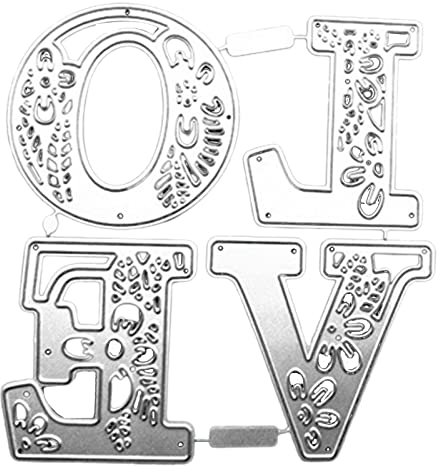 Morain Englische Worte Liebe Präge Messer Die Metall Schneiden Stirbt Für Scrapbook Paper Cards Geprägtes Dekorhandwerk