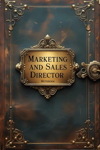 Marketing and sales director notebook: lined journal for men women coworker