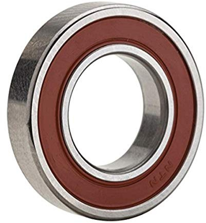 NTN Bearing 6906LLU Single Row Deep Groove Radial Ball Bearing, Contact, Normal Clearance, Steel Cage, 30 mm Bore ID, 47 mm OD, 9 mm Width, Double Sealed