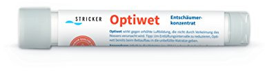 STRICKERCHEMIE OPTIWET ADDITIV ZUR BENETZUNG UND ENTSPANNUNG FÜR WASSERBETT WASSERBETTEN WASSERBETTENPFLEGE WASSERBETTENZUBEHÖR