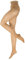 Nur Die Figura 25 DEN Shaping-Strumpfhose transparente glänzende Feinstrumpfhose breiter Komfortbund Bauch-Weg Damen, mandel, M