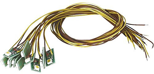 Viessmann 6008 - Hausbeleuchtung mit LED, 10 Stück, weiß