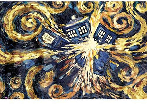GB eye Ltd Maxi-Poster, Doctor Who, Exploding Tardis, 61 x 91,5 cm, Paper, Multicolor, 91.5 x 61cm
