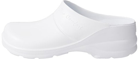 LEMIGO leichte Eva Clogs Gartenclogs Gartenschuhe Bio Comfort (42, weiß)