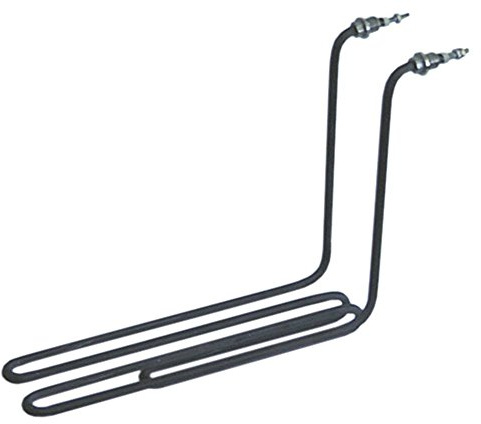 Elframo Radiatore per friggitrice EB12, EM12, EB12+12, EM12+12, EB8, EB6 2000W, fissaggio a 2 fori, L2, 295 mm, L1, 20 mm, H2, 36 mm, H1, 214 mm