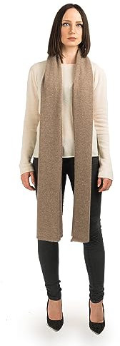 Dalle Piane Cashmere - Breiter schal aus 100% Kaschmir - Made in Italy - für Frau, Farbe: Nerz, Einheitsgröße