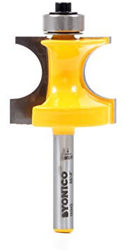 Yonico 13194q 5/8-Inch Bead Bullnose Bead Router Bit 1/4-Inch Shank