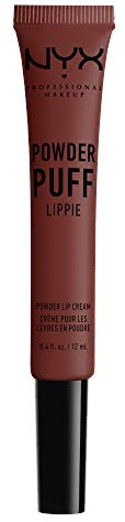 NYX Professional Makeup Lippencreme - Powder Puff Lippie Lip Cream, leichte Creme für die Lippen, pudrig-weicher Look, 12 ml, Cool Intentions 01