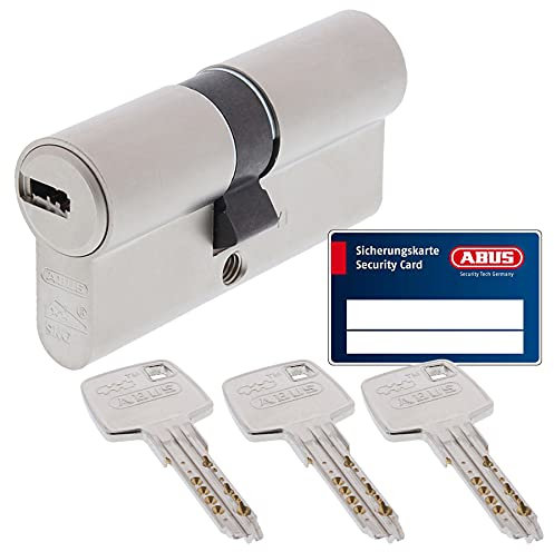 ABUS EC660 Türzylinder Einzelschließung inkl. 3 Schlüssel und Sicherungskarte (35/50)
