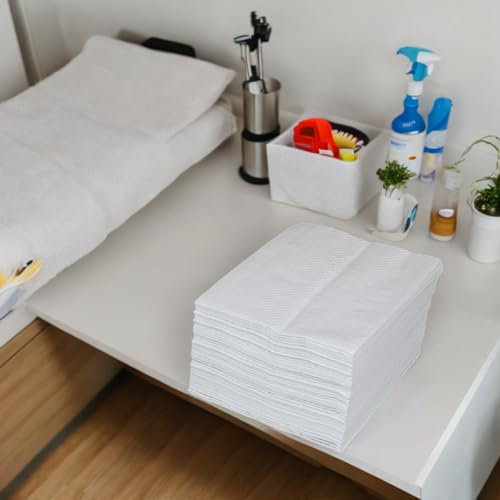 saugstarke 3-lagige Lagen-Zellstofftücher NOWOZELL® | universell einsetzbar | Gesundheitswesen | Praxis | Klinik | als Unterlage, Reinigung Untersuchungsliege, als Saugmaterial | 1.000 Tücher