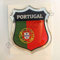 All3DStickers Autocollant 3D emblème Portugal drapeau bombé