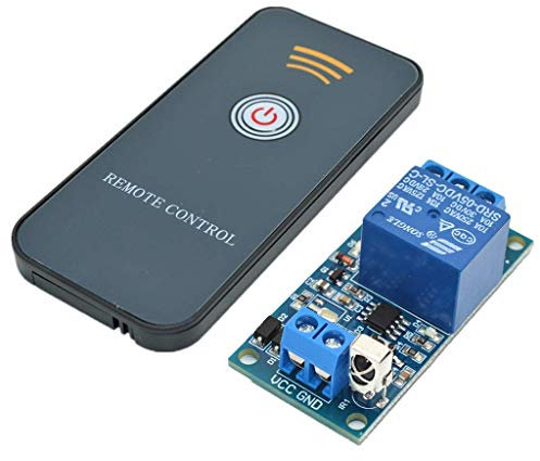 Module de relais de télécommande infrarouge 1 canal (5 V/12 V/24 V) – Télécommande 1-CH 5 V 2 touches (1-ch 5 V 1 touche)