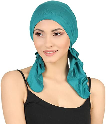 Deresina Headwear Vorgebundenes Bandana (Teal)