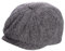 Yixda Baby Kids Schirmmütze Kinder Schiebermütze Newsboy Barett Cap (Schwarz, 1-4 Jahre)