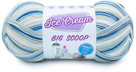 Lion Brand Yarn 922-238 Ice Cream Big Scoop Yarn, Butter Pecan