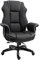 Vinsetto Executive Office Chair, PU Leather High Back Desk Chair with Height Adjustable, Reclining Swivel Computer Chair for Home, Black