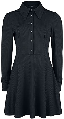 Banned Alternative Pentacle Dress Frauen Kurzes Kleid schwarz