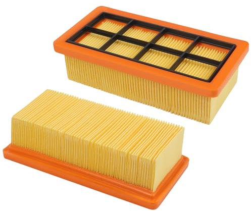 2 Filtri di Ricambio per Aspirapolvere Kärcher AD 3200, AD 3 Premium et AD 4 Premium