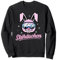 Skihase Skihaserl Skihäschen Hase fährt Ski Skifahren Sweatshirt