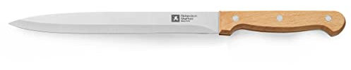 RICHARDSON SHEFFIELD - Couteau à découper - Artisan - Acier inoxydable 13 C, Finition Satinée - Lame 20 cm - Bois clair