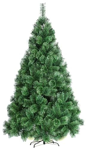 Sapin De Noël Artificiel Faux Sapin de Noël Sapin de Noël avec Pieds en métal Massif, Parfait pour Une décoration de fête intérieure et extérieure sxlxayxbmsd 221019(Color:Green,Size:4ft/120cm