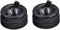 Beito 2PCS Retro Retro Controlter Interrupteur Surface montée Murale Rond Round Interrupteur à Bascule Plat Noir