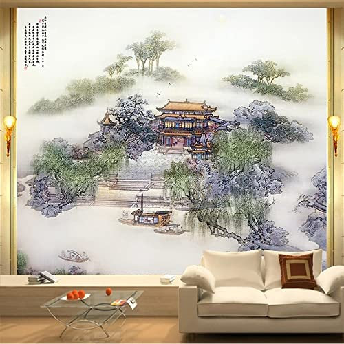 XTSWallpaper Loft Arbres Vue 140X70Cm Papier Peint Photo 3D Optique Trompe L Oeil | Déco Mural Tableaux Muraux Photo Mural Décor Motif Poster Géant Stickers Muraux Optique Fond Effet