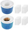 FINEVERNEK 20Pcs Filtre Skimmer Piscine, Chaussettes de Skimmer, Chaussettes de Skimmer de Piscine pour Panier Piscine, Pool Skimmer Socks Nylon Élastique pour Attraper Les Feuilles, Cheveux (Blanc)