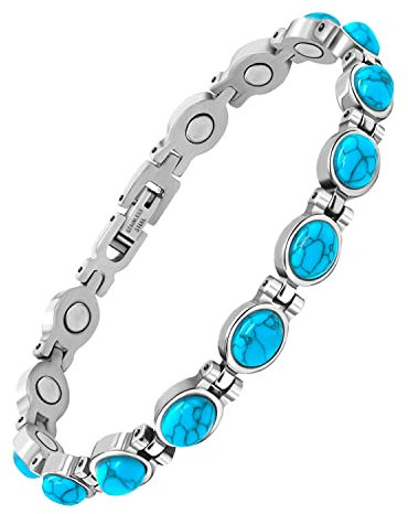 Jeroot Magnetarmband Damen-magnetische Armbänder für Frauen-Ultrastarkes Titan Magnet Armband Geschenk mit Entfernungswerkzeug(3500gauss)