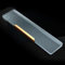 DucKey Metall + Acryl Transparente Ergonomische Tastatur Handgelenkauflage, Für Mechanische Tastatur (Color : Gold, Size : TKL)