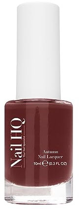 Nail HQ Nail Polish, Autumn – 10ml Highly Pigmented Vegan Nail Lacquer – Glossy High Shine, Smooth Application & Cruelty-Free