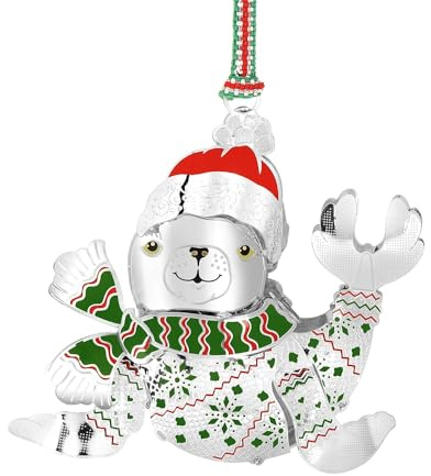 Newbridge Silverware Baby Seal Pup Christmas Tree Hanging Ornament