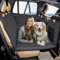 Loiion Extension Housse Protection Chien, Base Dure Siège D'auto, Prolonge la Banquette Arrière et Donne Plus de Place, Noir