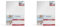 SETEX wasserdichte Saugvlies Matratzenauflage, 75 x 90 cm, zum Schutz der Matratze, Generation, Weiß (Packung mit 2)