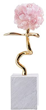 pierre minérale cave à vin décoration de salon créatif moderne Simple cristal pierre brute artisanat meuble TV décoration de la maison cuivre équilibre décoration de pierres précieuses collecte à domi